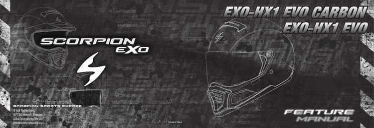 Náhled manuálu EXO-HX1 EVO / Carbon