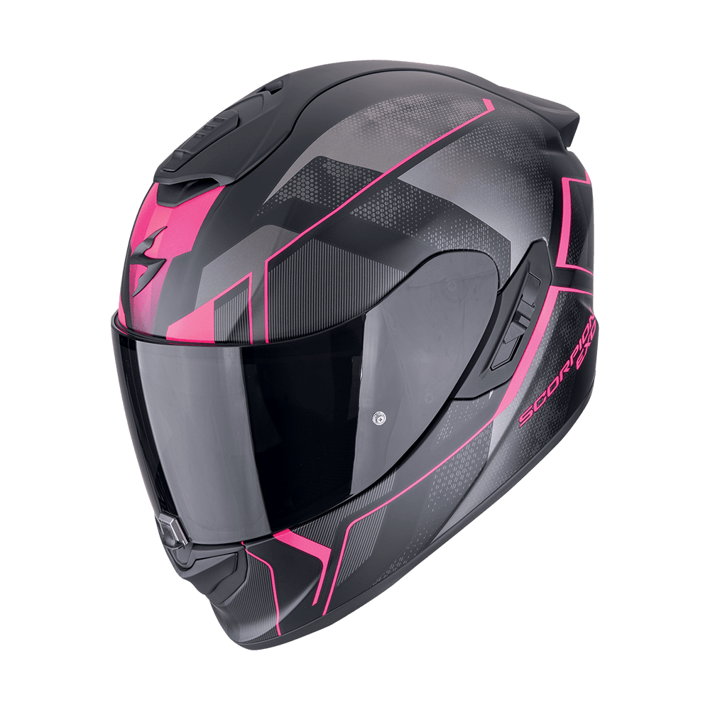 Moto přilba SCORPION EXO-1400 EVO II AIR INTENSIO matná černo/růžová