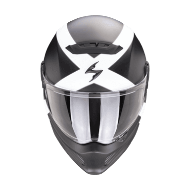 Moto přilba SCORPION COVERT FX GALLUS matná černo/bílá 2