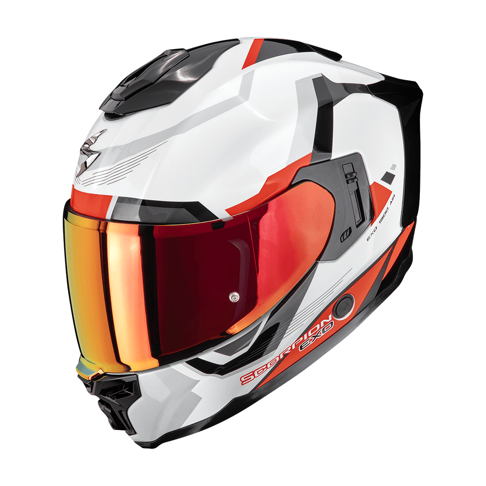 Moto přilba SCORPION EXO-1500 AIR ARENA bílo/červená