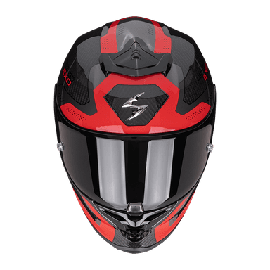 Moto přilba SCORPION EXO-R1 EVO II CARBON AIR PROPEL černo/červená 2