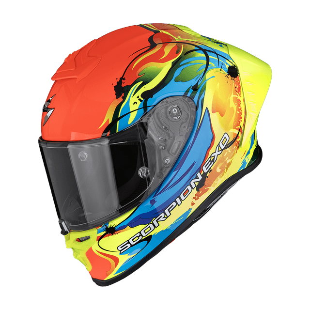 AIR THRUST fluo červená/modro/žlutá