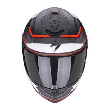 Moto přilba SCORPION EXO-1400 AIR VITTORIA matná černo/bílo/červená 2