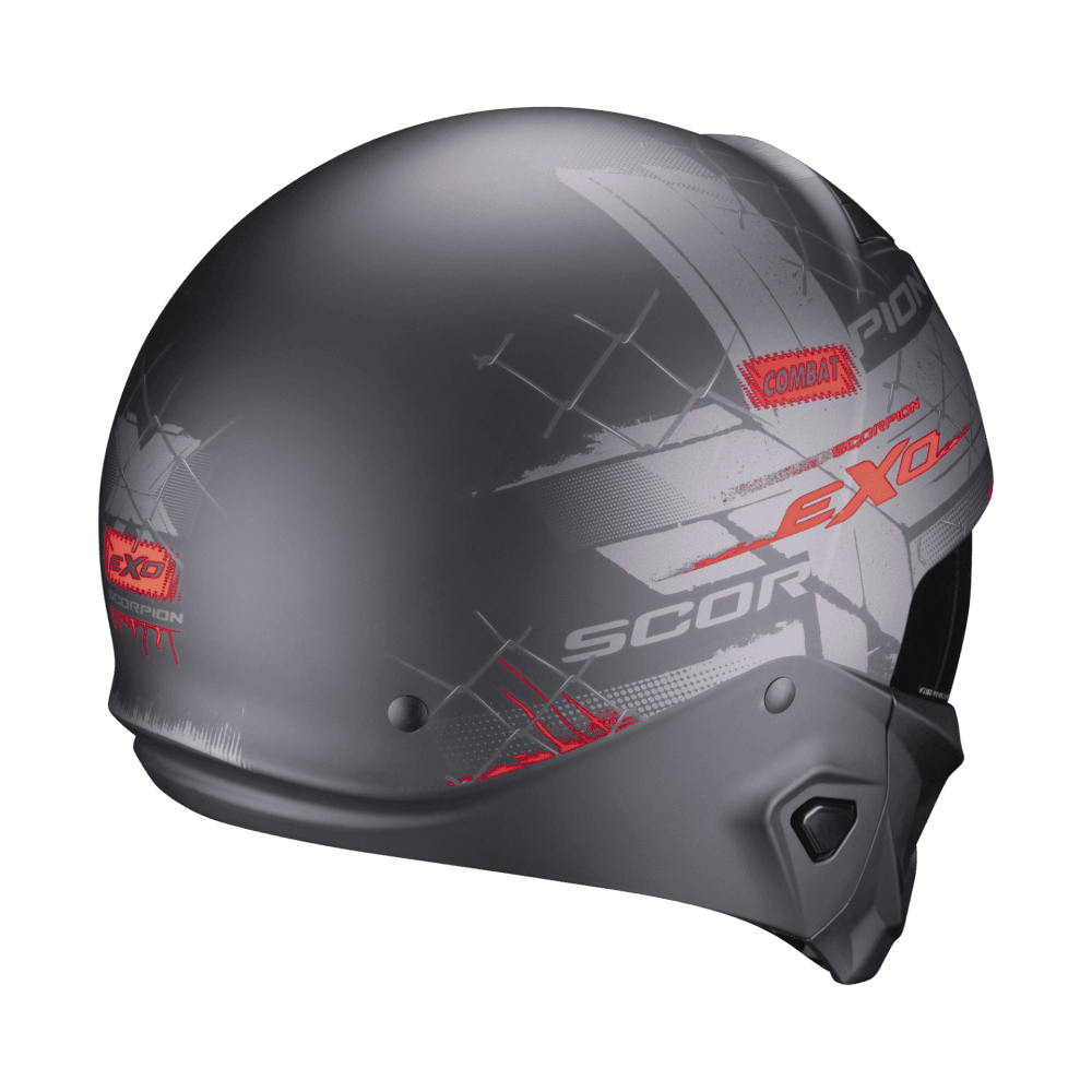 Moto přilba SCORPION EXO-COMBAT II XENON matná černo/červená