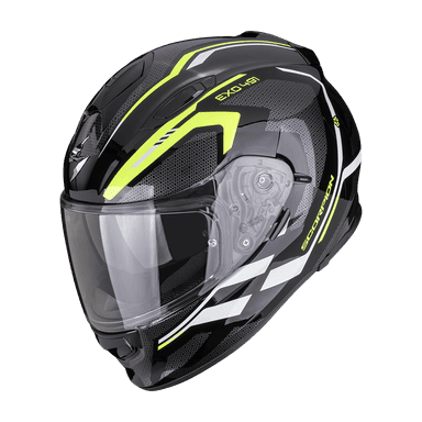 Moto přilba SCORPION EXO-491 KRIPTA černo/fluo žluto/bílá 3