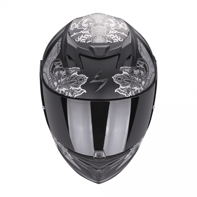 Moto přilba SCORPION EXO-520 EVO AIR FASTA matná černo/stříbrno/růžová 2