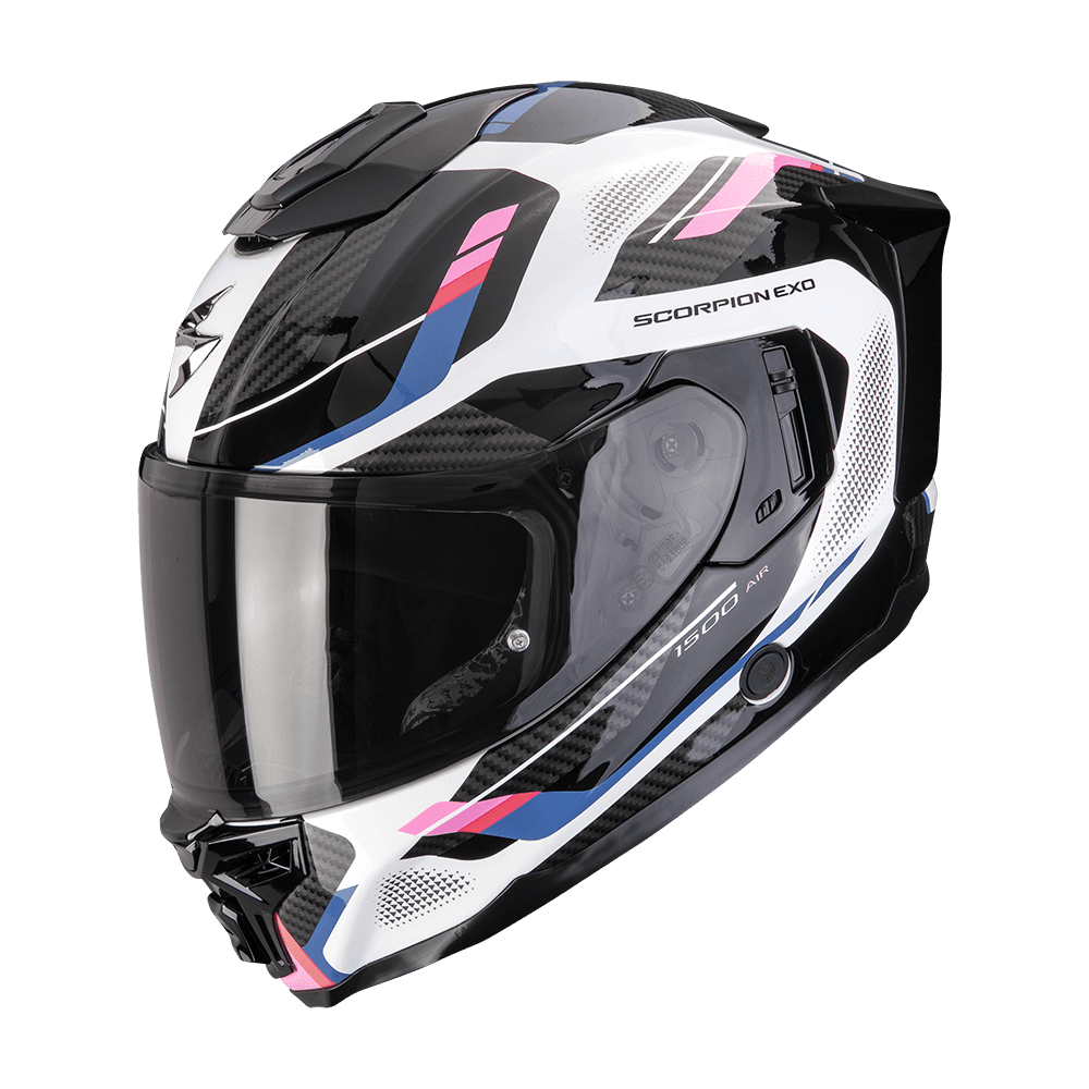 Moto přilba SCORPION EXO-1500 AIR SLEEK bílo/černo/růžová