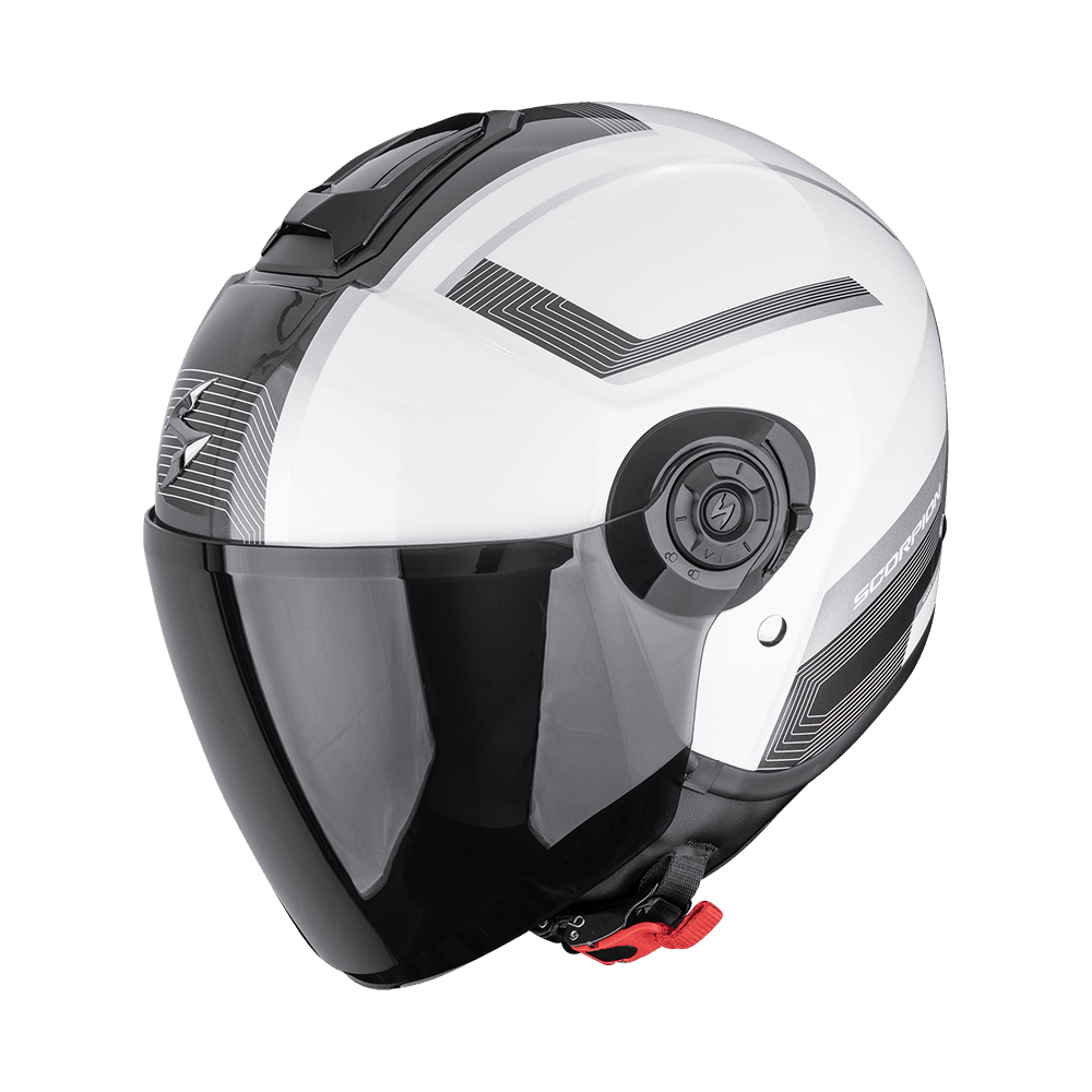 Moto přilba SCORPION EXO-CITY II COSMOS perleťově bílo/stříbrná