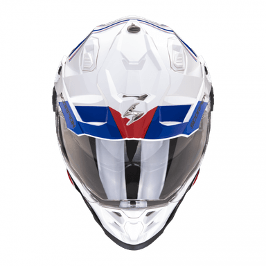 Moto přilba SCORPION ADF-9000 AIR DESERT bílo/modro/červená 2
