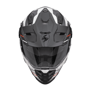 Moto přilba SCORPION ADF-9000 AIR FEAT matná bílo/černo/červená 2
