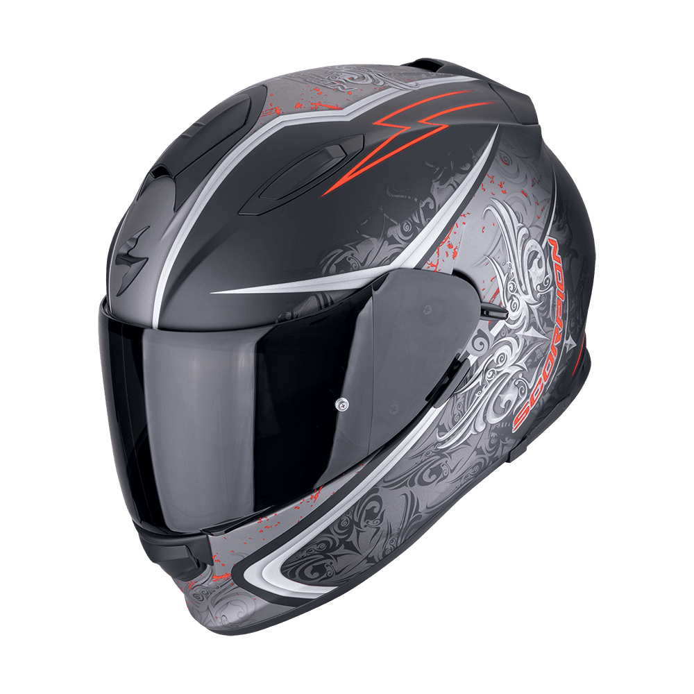 Moto přilba SCORPION EXO-491 RUN matná černo/červená