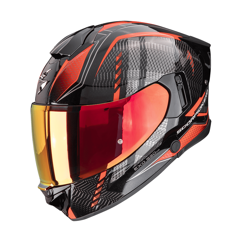 Moto přilba SCORPION EXO-530 AIR THERAS metalická černo/červená