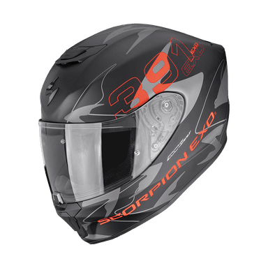 Moto přilba SCORPION EXO-391 KEY matná černo/stříbrno/červená 3
