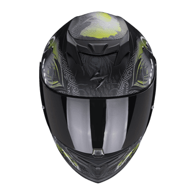 Moto přilba SCORPION EXO-520 EVO AIR MELROSE matná černo/neonově žlutá 2