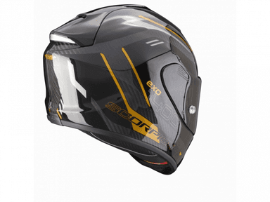 Moto přilba SCORPION EXO-1400 EVO CARBON AIR KYDRA černo/zlatá 3