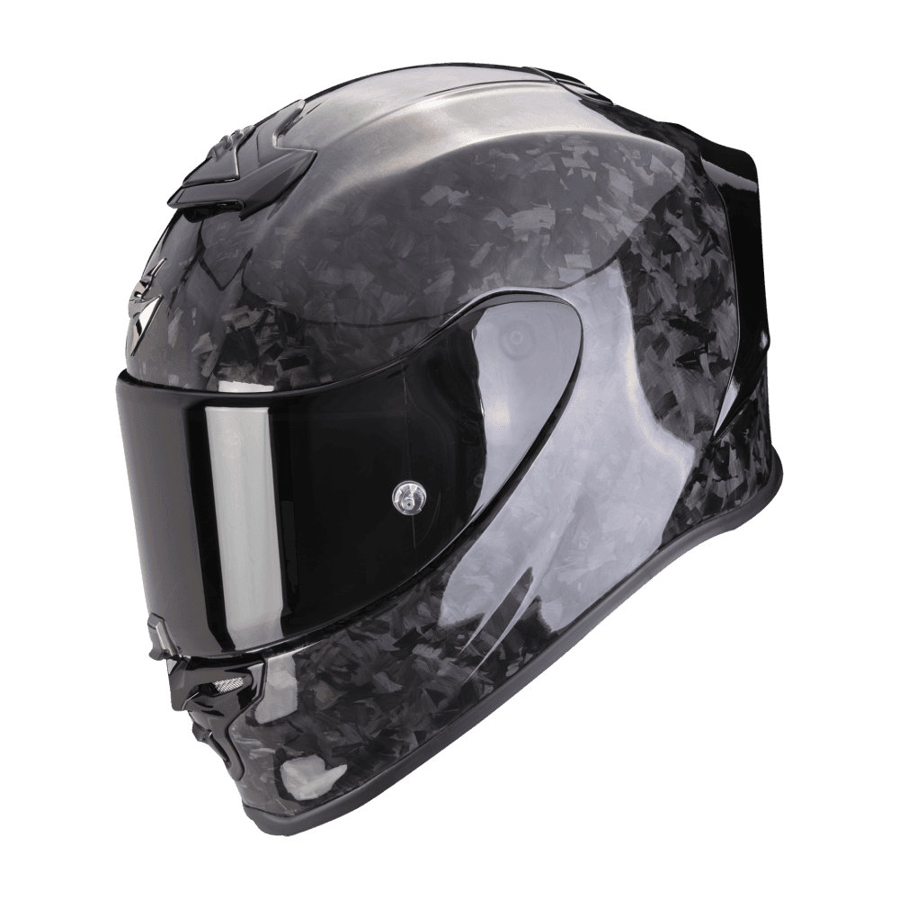 Moto přilba SCORPION EXO-R1 EVO CARBON AIR ONYX černá