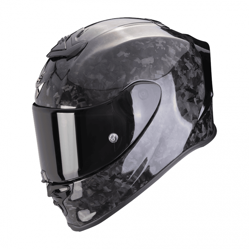 Moto přilba SCORPION EXO-R1 EVO CARBON AIR ONYX černá