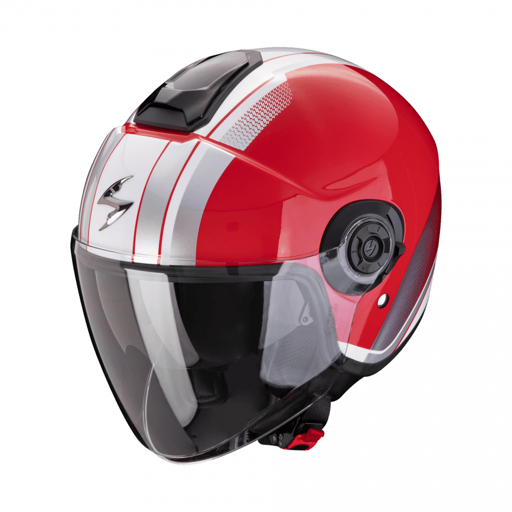 Moto přilba SCORPION EXO-CITY II VEL červeno/bílá