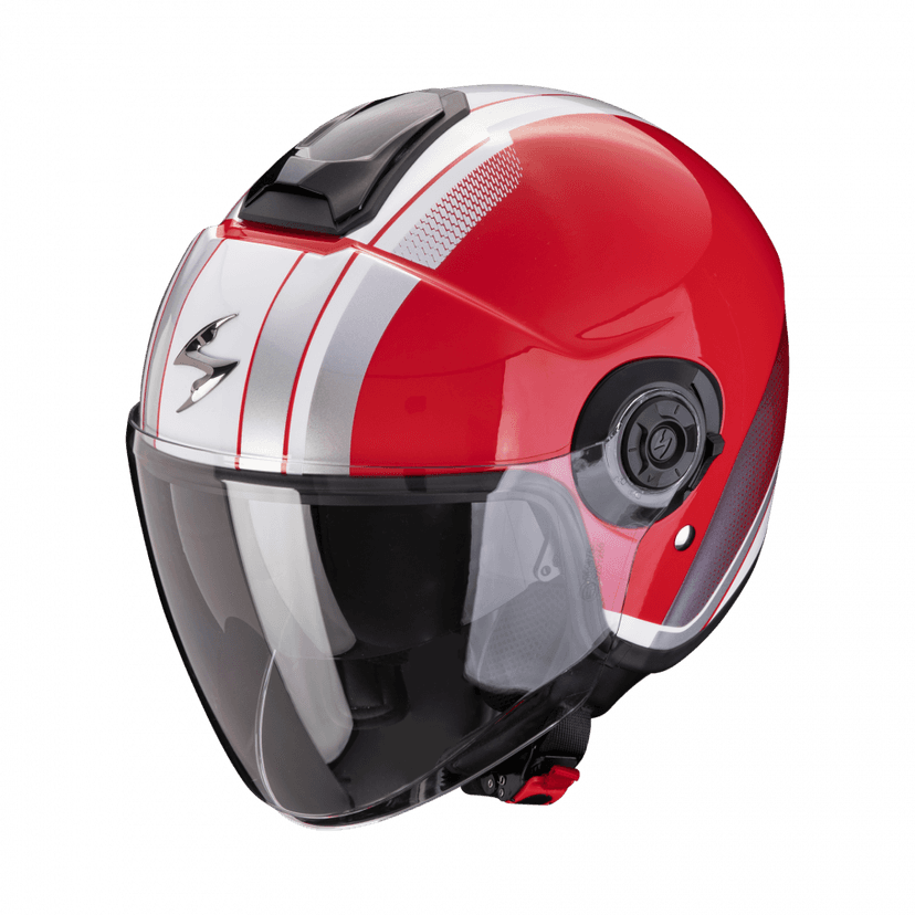 Moto přilba SCORPION EXO-CITY II VEL červeno/bílá