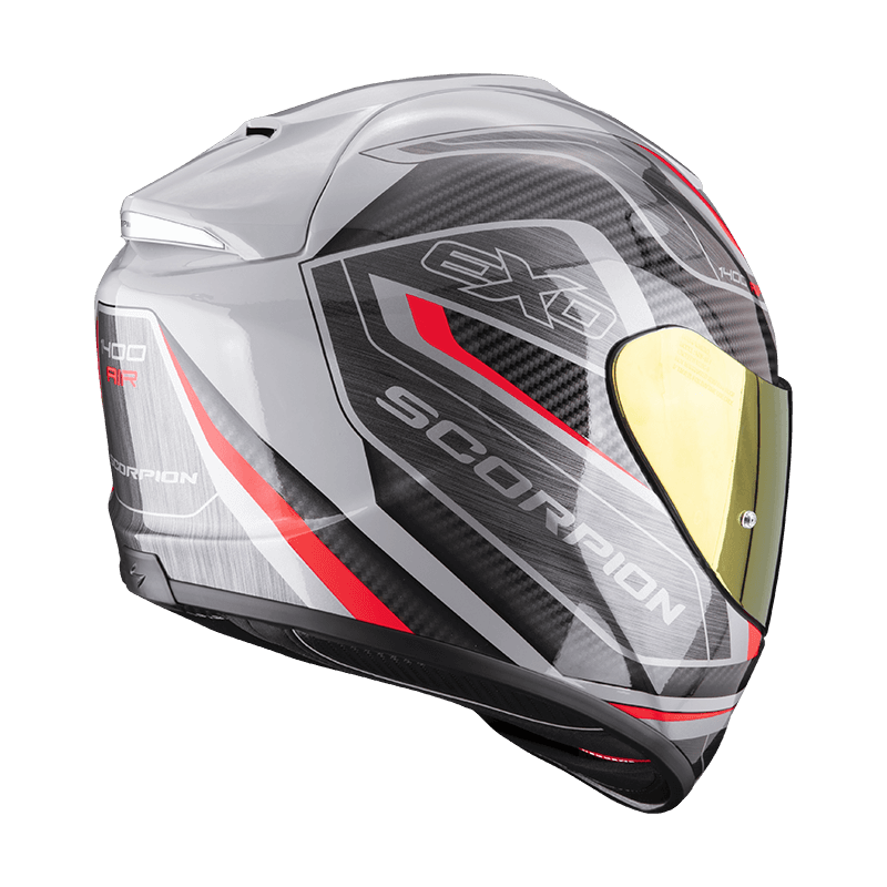 Moto přilba SCORPION EXO-1400 AIR ATTUNE šedo/černo/červená