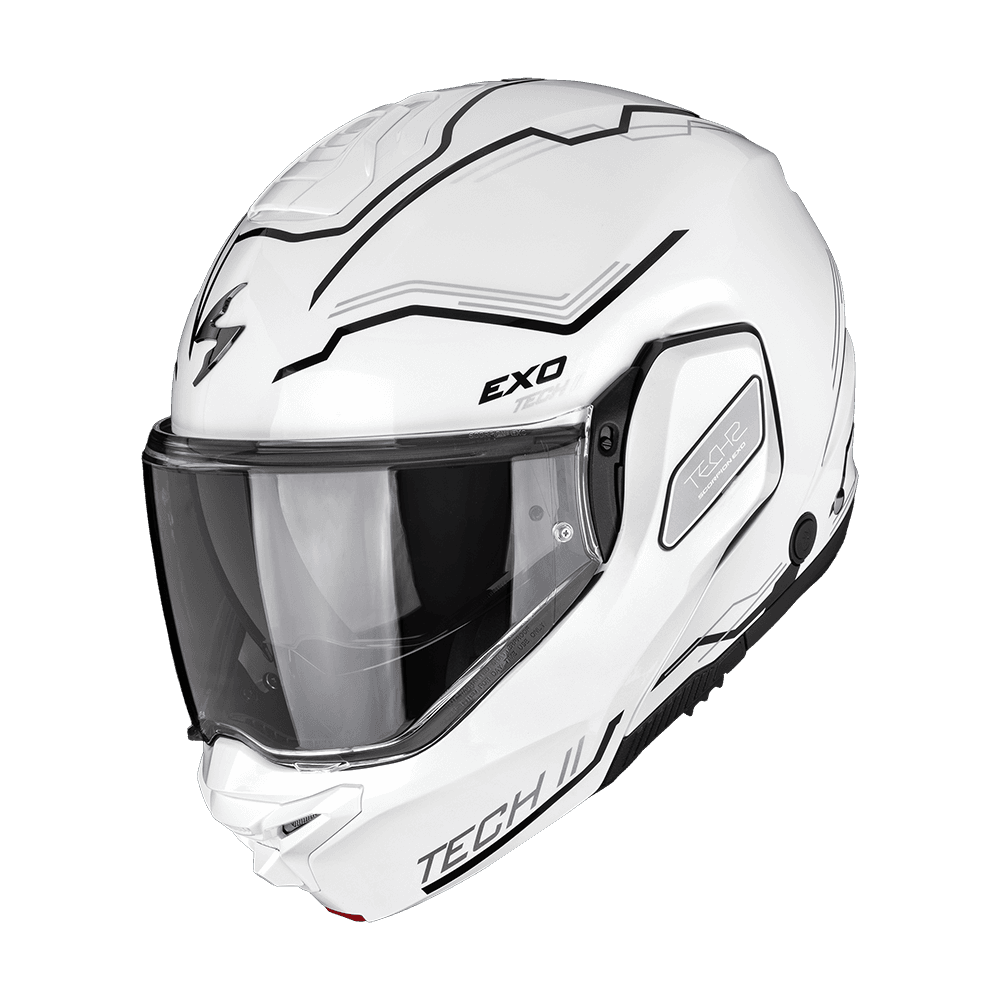 Moto přilba SCORPION EXO-TECH II DASH bílo/stříbrno/černá
