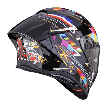 Moto přilba SCORPION EXO-R1 EVO II AIR POULS černo/barevná 2