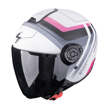 Moto přilba SCORPION EXO-CITY II SPORT matná šedo/růžová 3