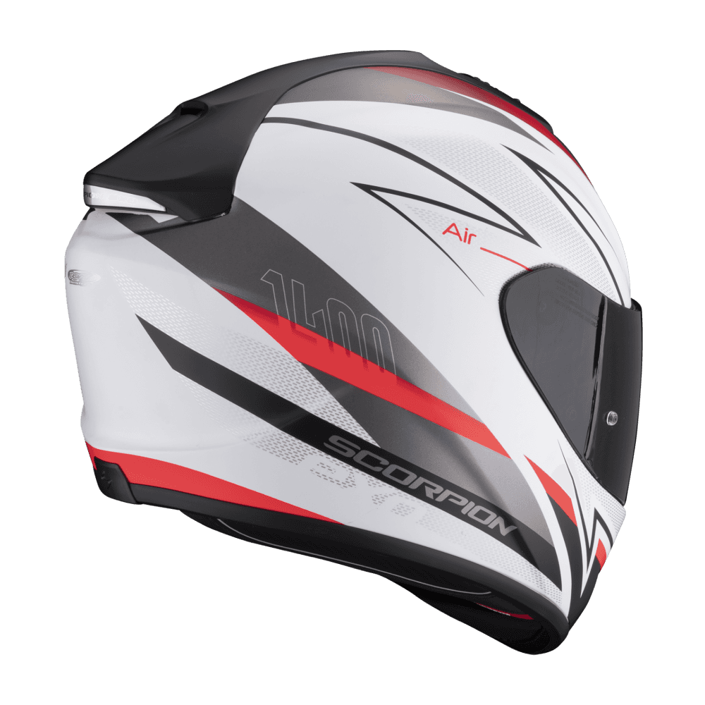 Moto přilba SCORPION EXO-1400 EVO AIR THELIOS matná bílo/červená