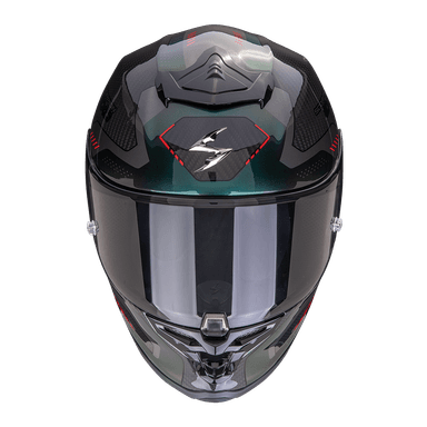 Moto přilba SCORPION EXO-R1 EVO CARBON AIR PROPEL černo/zelená 2