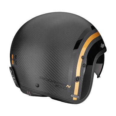 Moto přilba SCORPION BELFAST II CARBON REGAL matná černo/zlatá 2