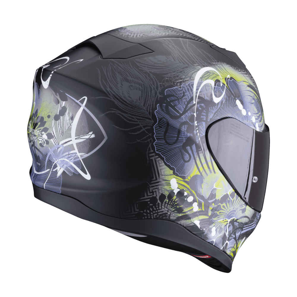 Moto přilba SCORPION EXO-520 EVO AIR MELROSE matná černo/neonově žlutá