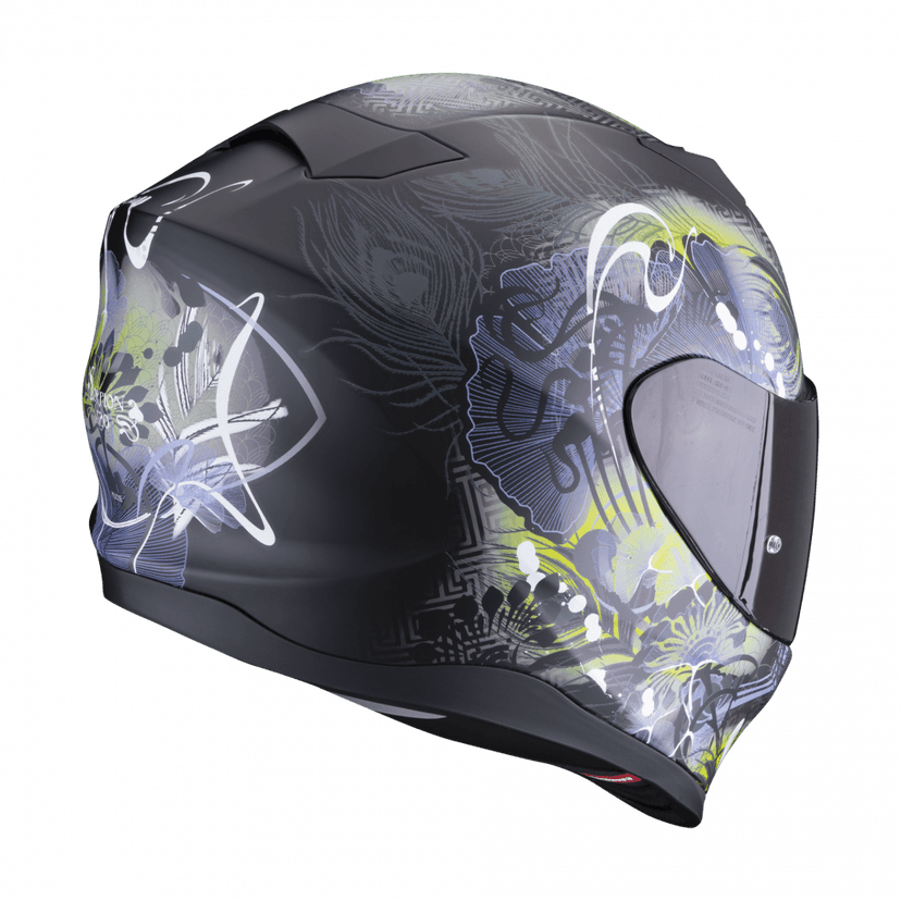 Moto přilba SCORPION EXO-520 EVO AIR MELROSE matná černo/neonově žlutá