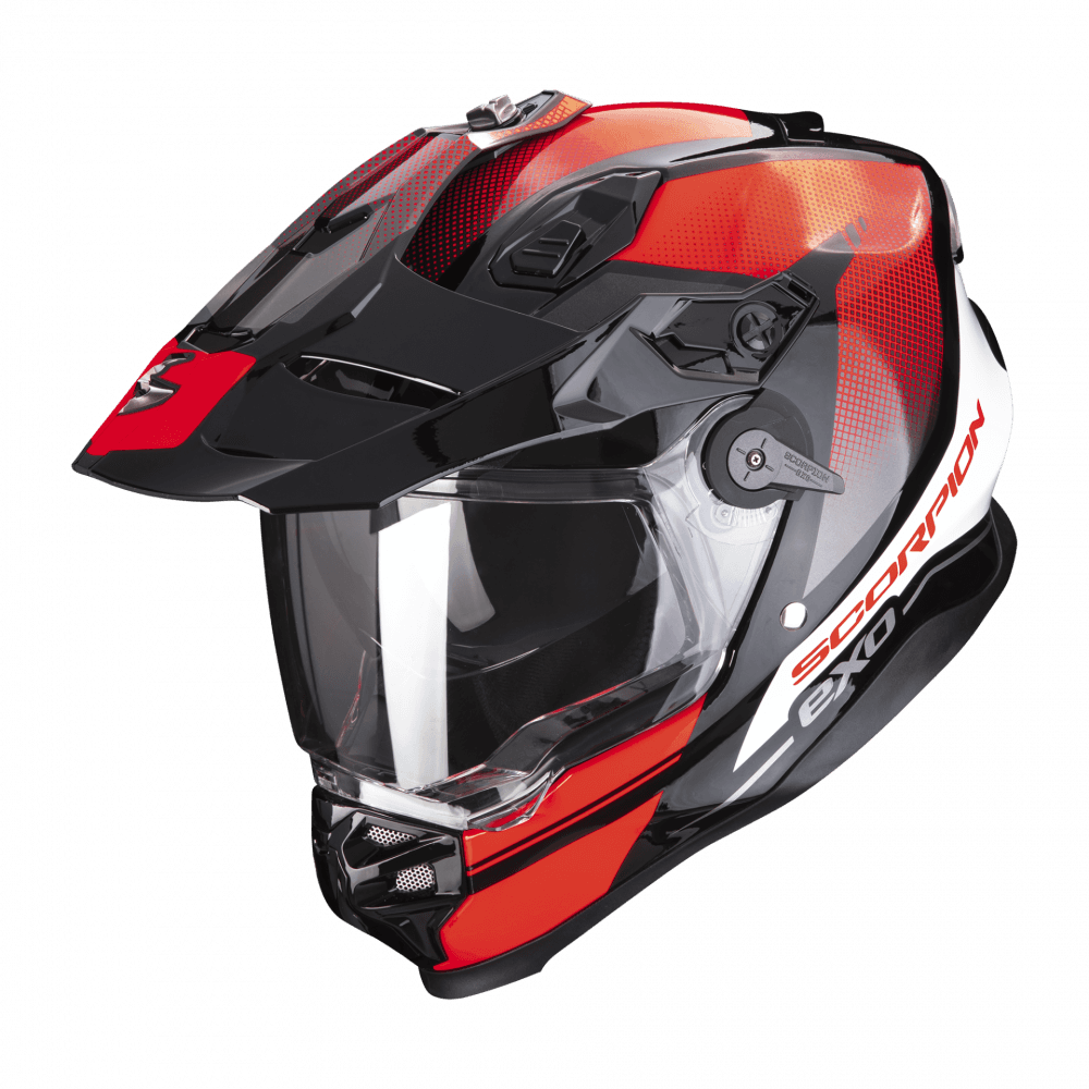 Moto přilba SCORPION ADF-9000 AIR TRAIL černo/červená