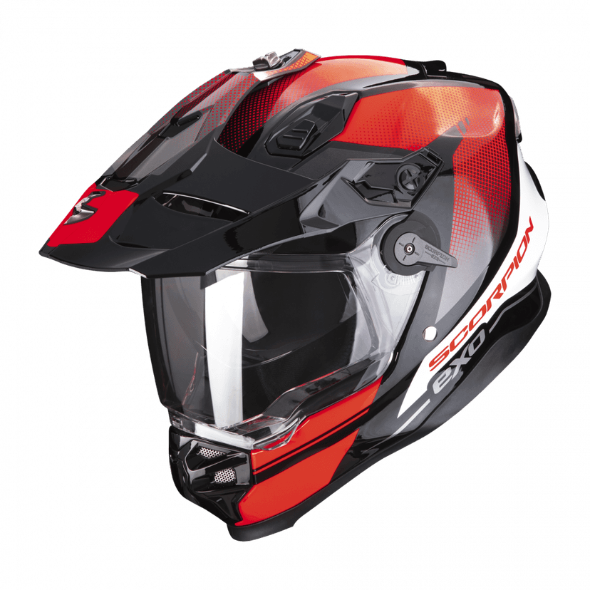 Moto přilba SCORPION ADF-9000 AIR TRAIL černo/červená