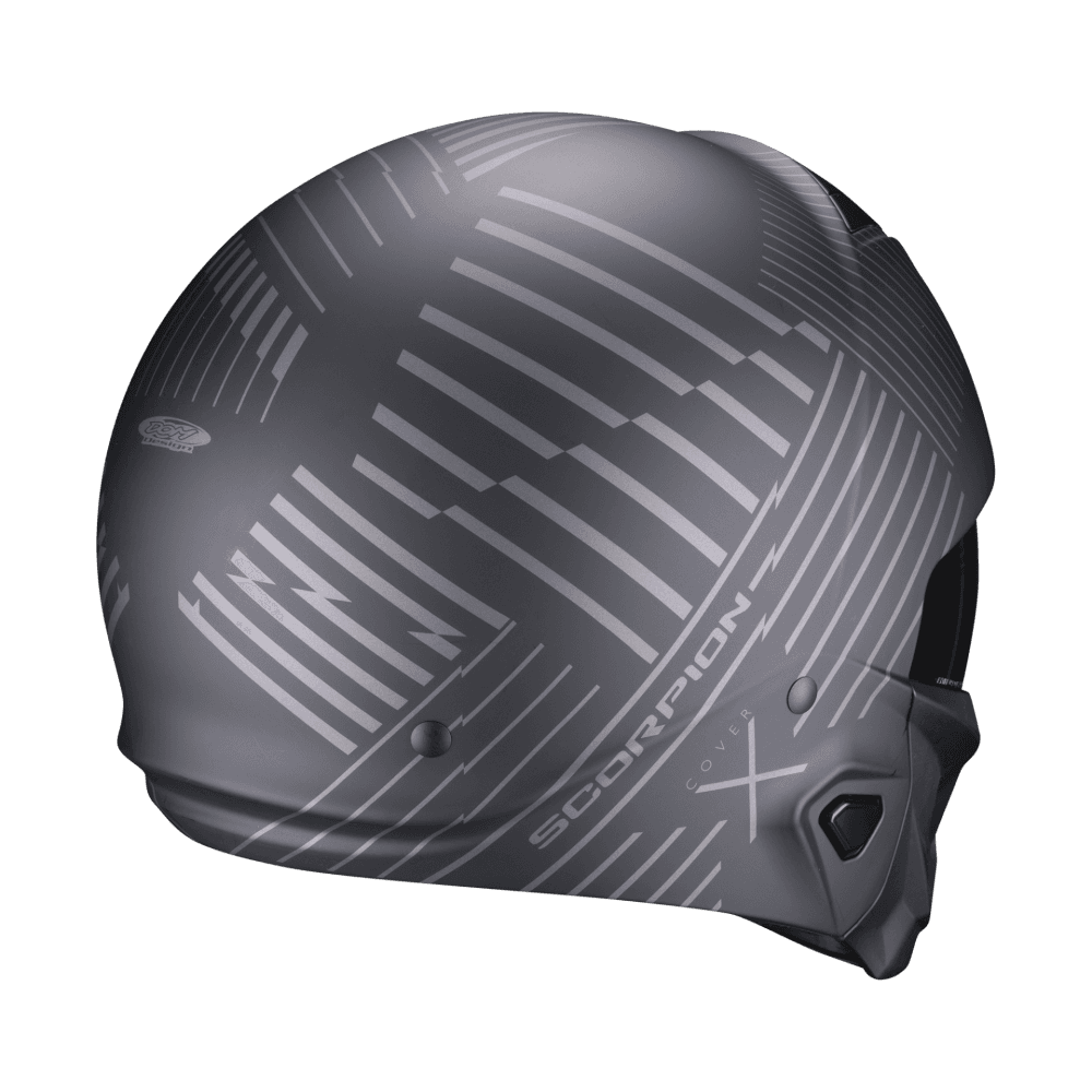 Moto přilba SCORPION EXO-COMBAT II MILES matná černo/stříbrná