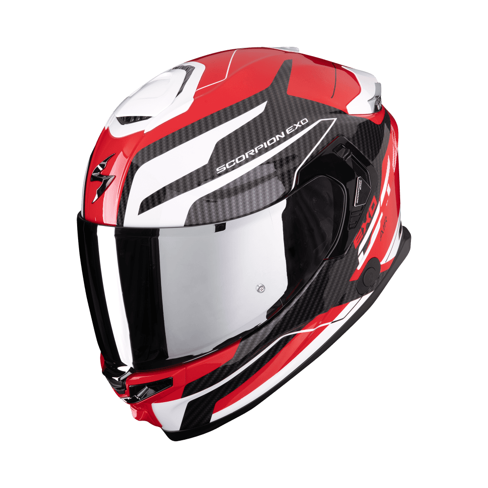 Moto přilba SCORPION EXO-GT SP AIR FLEX červeno/bílá