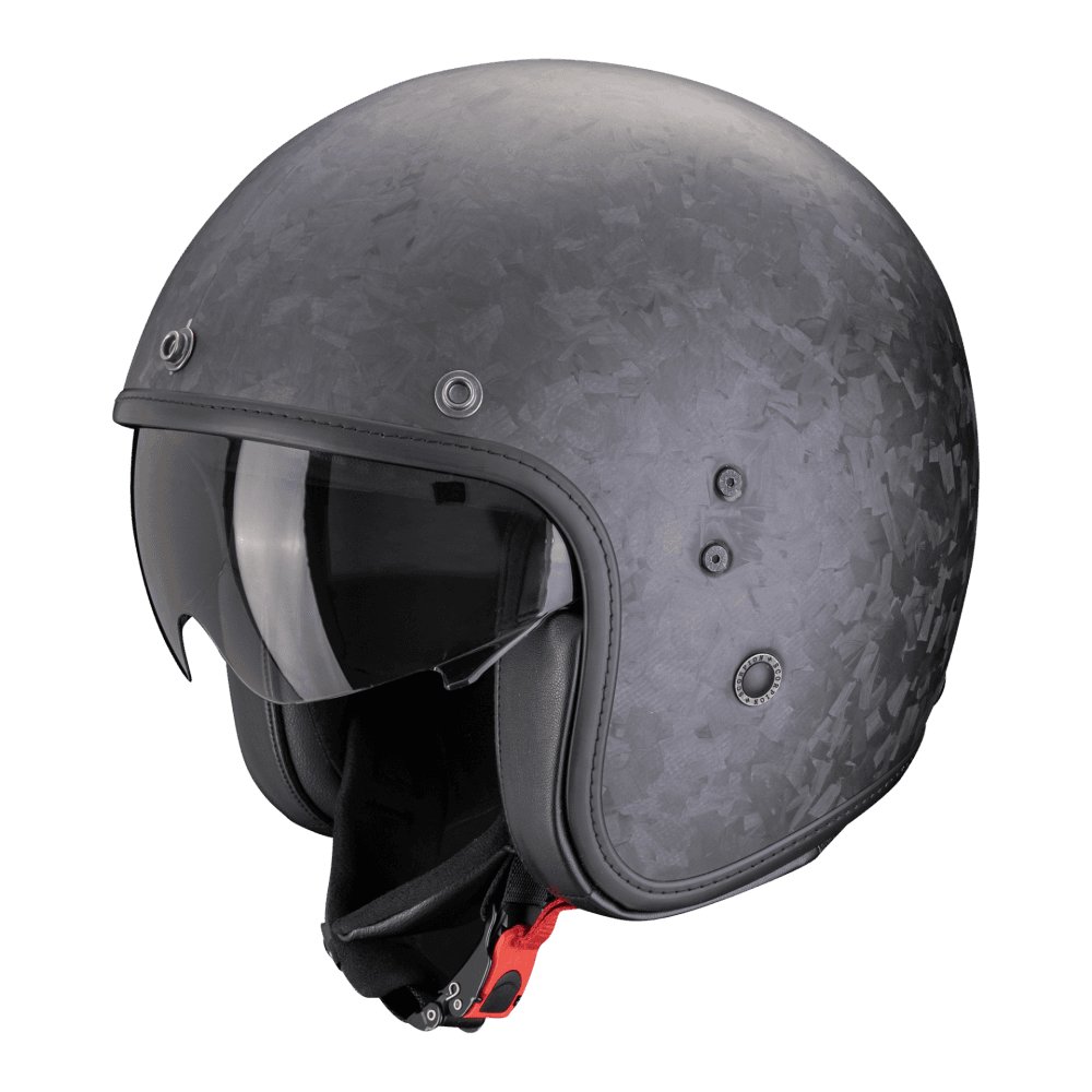 Moto přilba SCORPION BELFAST EVO ONYX CARBON matná černá