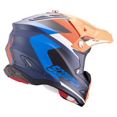 Moto přilba SCORPION VX-22 AIR BETA matná modro/oranžová 3