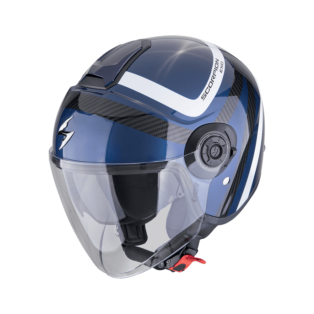 Moto přilba SCORPION EXO-CITY II RIVA modro/černá