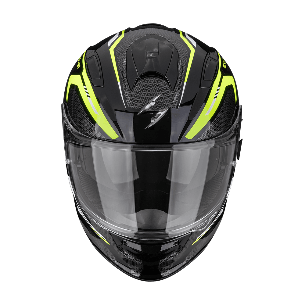 Moto přilba SCORPION EXO-491 KRIPTA černo/fluo žluto/bílá