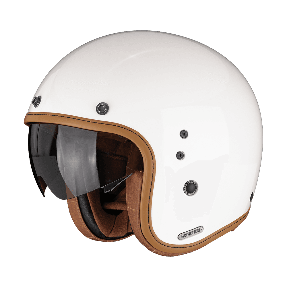 Moto přilba SCORPION BELFAST II LUXE krémová