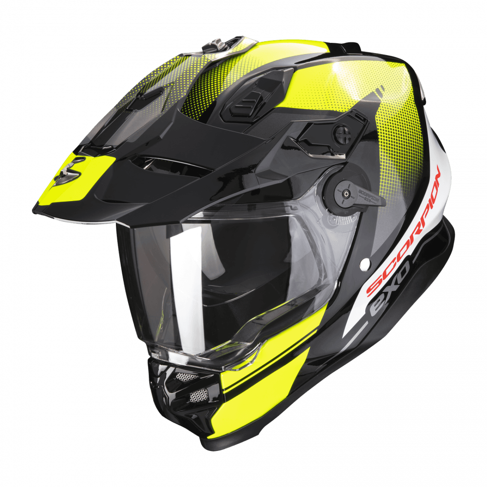 Moto přilba SCORPION ADF-9000 AIR TRAIL černo/neonově žlutá