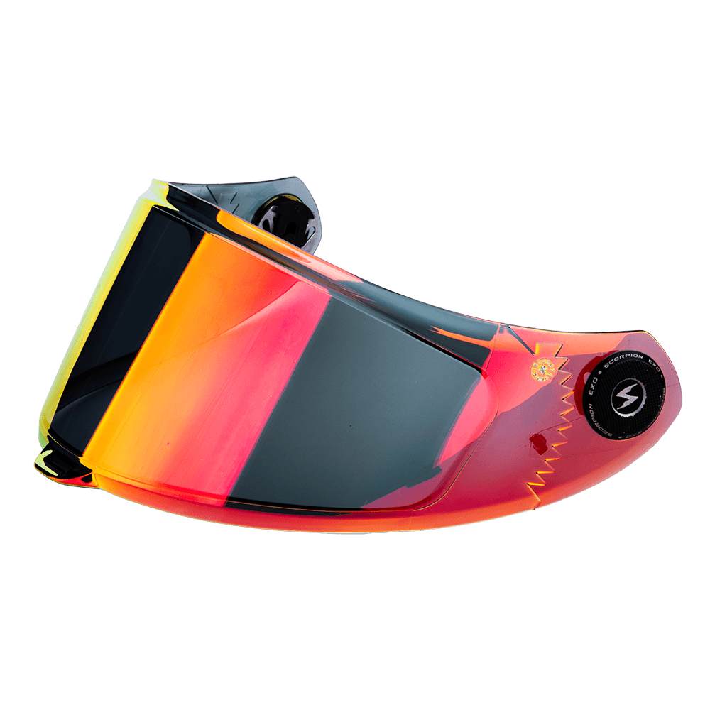 Plexi SCORPION EXO-RACE AIR zrcadlové červené KDS-F-04