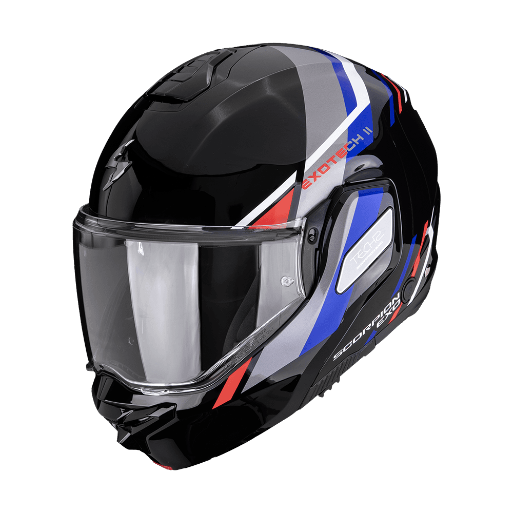Moto přilba SCORPION EXO-TECH II MARKUS černo/modro/červená