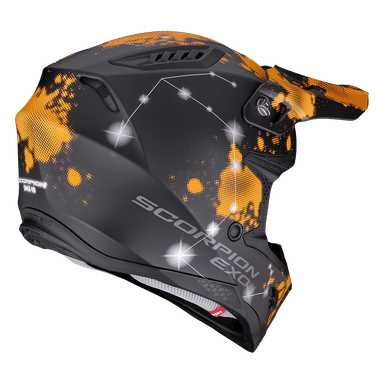 Moto přilba SCORPION SMX-10 VIBE matná černo/oranžová 2