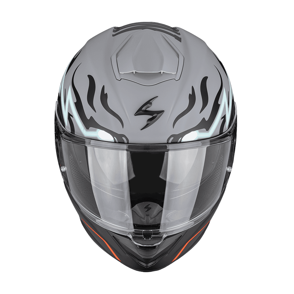 Moto přilba SCORPION EXO-530 AIR JSK 97 matná šedo/červená