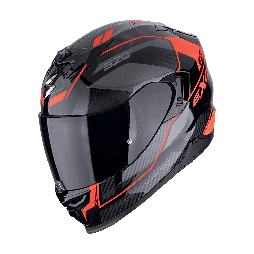 Moto přilba SCORPION EXO-520 EVO AIR LENA černo/červená