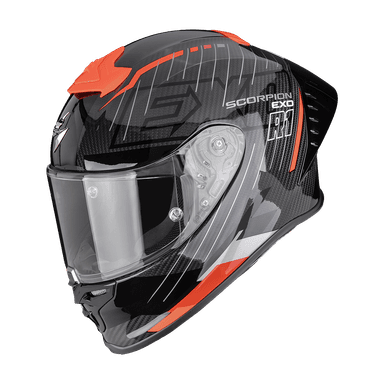 Moto přilba SCORPION EXO-R1 EVO II CARBON AIR SURGE černo/červená 3