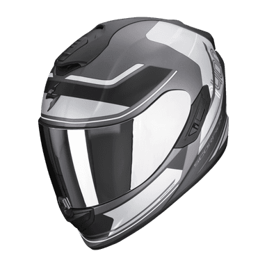 Moto přilba SCORPION EXO-1400 EVO AIR VITTORIA matná stříbrno/bílá 3