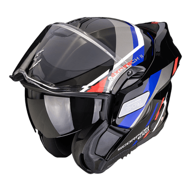 Moto přilba SCORPION EXO-TECH II MARKUS černo/modro/červená 2